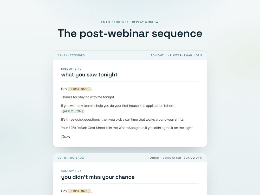 Post-webinar preview