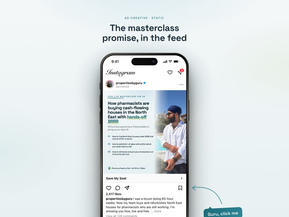 Static ad preview